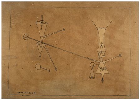 JORGE CAMACHO L'Avana 1934 - Parigi 2011 Senza titolo Giugno 1959 China su...