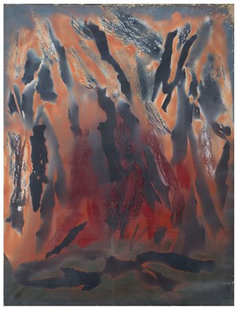 PUPINO SAMONA' Palermo 1925 - 2007 Composizione 1955 Olio su tela cm 129 x...