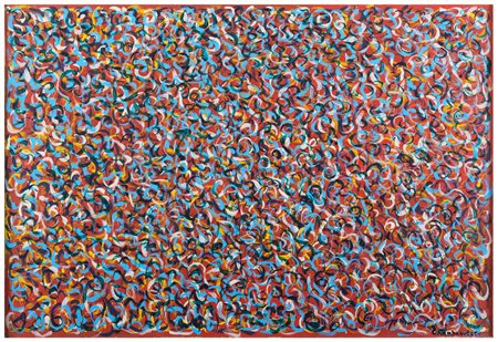 JILALI GHARBAOUI Jorf El Melha 1930 - Parigi 1971 Senza titolo 1965 Olio su...