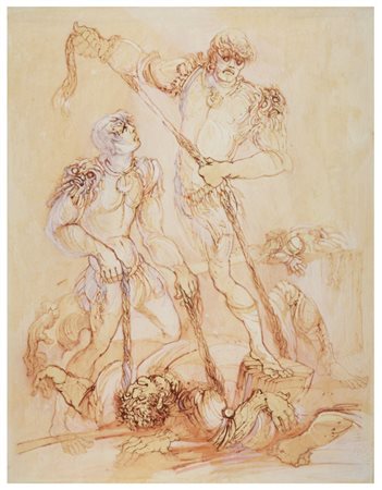 FABRIZIO CLERICI Milano 1913 - Roma 1993 Cloridano e Medora trasportano il...