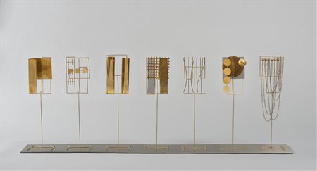 FAUSTO MELOTTI Rovereto 1901 - Milano 1986 TEMA III e variazioni 1969/72...