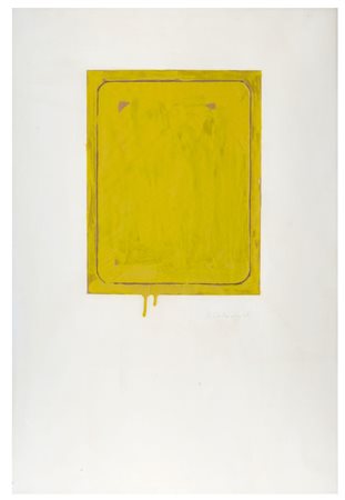 MARIO SCHIFANO Homs 1934 - Roma 1998 Senza Titolo 1962 datazione 1967 circa...