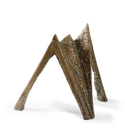 SCULTORE XX SECOLO Astratto 1993 - 95 Bronzo cm 44 x 37 x 32 Firma poco...