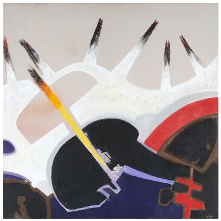 CLAUDIO BIANCHI Roma 1948 La dimora degli spiriti che volano 2013 Acrilico su...