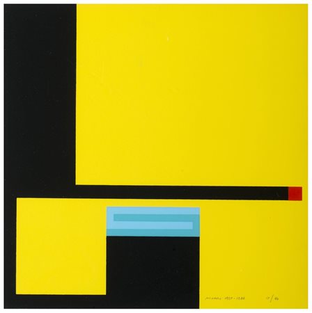 BRUNO MUNARI Milano 1907 - 1998 Positivo Negativo 1950 - 1986 litografia ex...