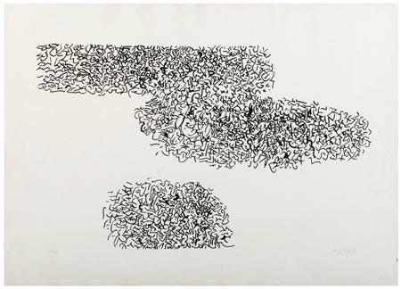 ANTONIO SANFILIPPO Partanna 1923 - Roma 1980 Composizione Astratta Serigrafia...