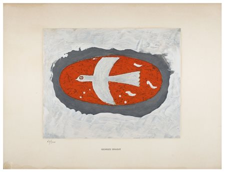 GEORGE BRAQUE Argenteuil 1882 - Parigi 1963 Senza Titolo Litografia ex 68/300...