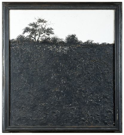 CARLO MATTIOLI Modena 1911 - Parma 1994 Paesaggio 1986 Olio su tela cm 110 x...