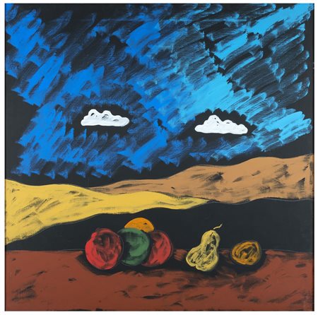 TANO FESTA Roma 1938 - 1988 Senza Titolo 1980 circa Acrilico su tela cm 90 x...