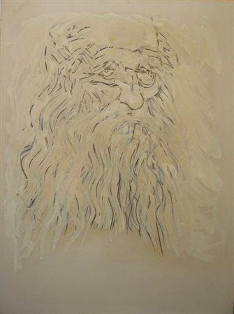 MARIO SCHIFANO Homs 1934 - Roma 1998 Senza Titolo 1979 - 80 Smalto su tela cm...