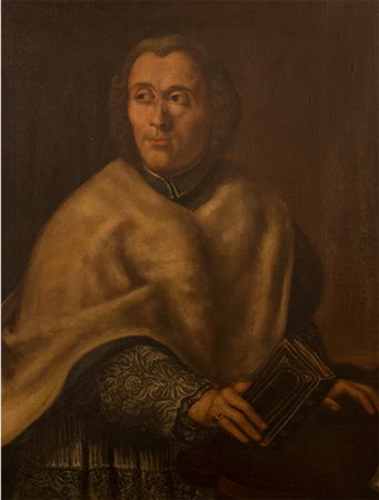 Scuola italiana Dipinto raffigurante "Ritratto di prelato" fine XVIII sec....