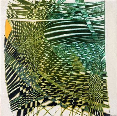 BEN ORMENESE 1930 Senza titolo Tecnica mista su cartone, cm. 45 x 45 Firmata...