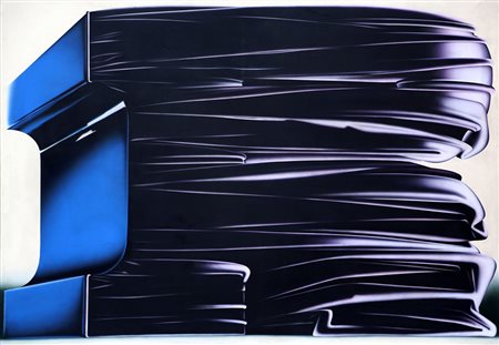 UMBERTO MARIANI 1936 R come Robert, 1973 Acrilico su tela, cm. 140 x 200...