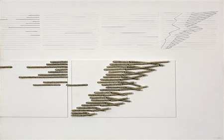 GIOVANNI CAMPUS 1929 Senza titolo, 1980-81 Matita e collage di cartoni e...