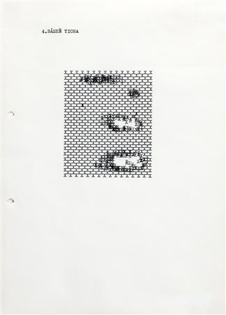 JIRI KOLAR 1914 - 2002 Le quatrième poème du silence, 1959-64 Testo...