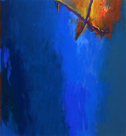 GOTTARDO ORTELLI 1938 - 2003 Senza titolo, 1988 Acrilico su tela, cm. 130 x...