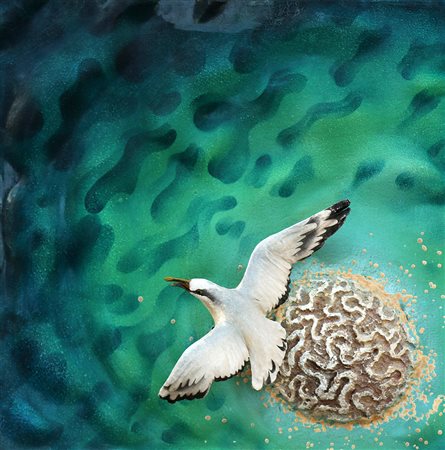 PIERO GILARDI 1942 Madrepora, 1988 Scultura in poliuretano espanso in teca...