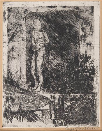 LUIGI BARTOLINI (Cupramontana 1892 - Roma 1963) Anna si allaccia il busto,...