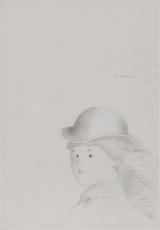 ANTONIO BUENO (Berlino 1918 - Fiesole 1985) L'Amazzone, 1972 Pastelli su...