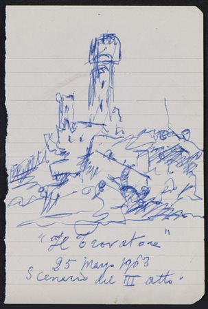 GIORGIO DE CHIRICO (Volos 1888 - Roma 1978) Il pugile, prima metà anni '60...