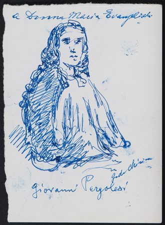 GIORGIO DE CHIRICO (Volos 1888 - Roma 1978) Giovanni Pergolesi, inizio anni...