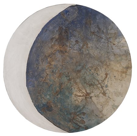 MARIO PUCCIARELLI (Argentina 1928) Senza titolo Tecnica mista su tela, Ø cm....