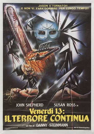 COPPIA DI MANIFESTI CINEMATOGRAFICI ORIGINALI, 1983/1986 titolati 'La casa...