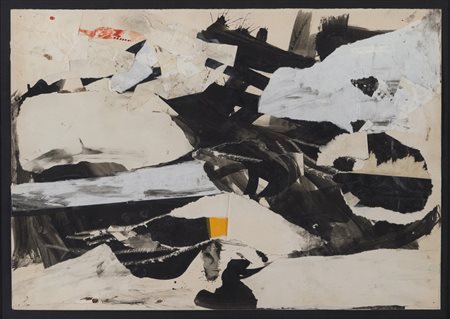 CLAUDIO CINTOLI (Imola 1935 - Roma 1978) Stato d'animo, 1958 Tecnica mista e...