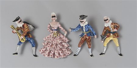 OTELLO ROSA (Venezia nel 1920 - Montebelluna 2007) Quattro personaggi in...