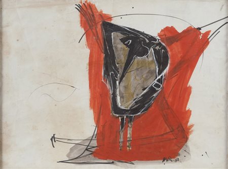 SALVATORE MELI (Comiso 1929 - Roma 2011) Pinocchio, 1962 Tecnica mista su...