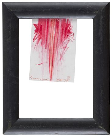 GIAMPIERO PODESTA' (Piacenza 1943) Senza titolo, 1997 Tecnica mista su carta,...