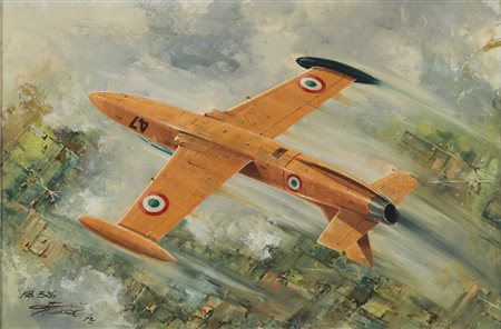 PITTORE ITALIANO XX SECOLO MB 326, 1972 Olio su tela, cm. 38,5 x 58,5 Firmato...