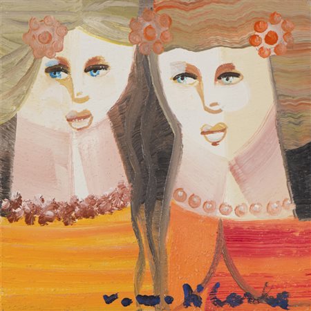 VITTORIO MARIA DI CARLO (San Marco in Lamis 1939 - Milano 2015) Ritratti...