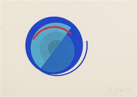 Milan Dobes (Prerov 1929) Senza titolo, 1972, Collage su cartoncino, cm....