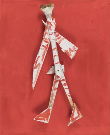 Roberto Barni (Pistoia 1939) Senza titolo, 2007, Pittoscultura - Olio e legno...