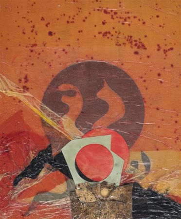 Roberto Crippa (Monza (Mi) 1921 Bresso (Mi) 1972) Senza titolo, 1971, Collage...