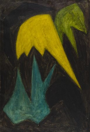 Enrico Bordoni (Altare 1906 1969) Senza titolo, 1952, Olio su tela, cm....