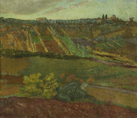 Onofrio Martinelli (Mola di Bari 1900 Firenze 1966) Sulla via di Pozzolatico,...