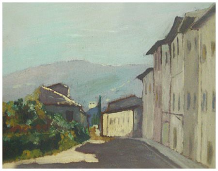 ALFREDO STENGHER Livorno 1920 – Livorno 2000 Senza titolo Olio su tavola 25 x...