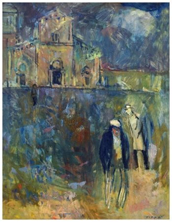 SEBASTIANO TIRRO' Lentini 1924 – Livorno 2005 Senza titolo Olio su tela 50 x...