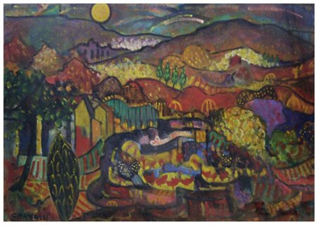 CORRADO CARMASSI Collesalvetti 1893 – San Pietro in Palazzi 1982 Senza titolo...