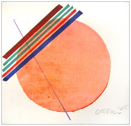 ANTONIO DEL DONNO Benevento 1927 Senza titolo 2015 T.m. su cartoncino 32,5 x...