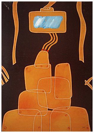 GIULIANO GHELLI Firenze 1944 – San Casciano Val di Pesa 2014 Cielo Olio su...