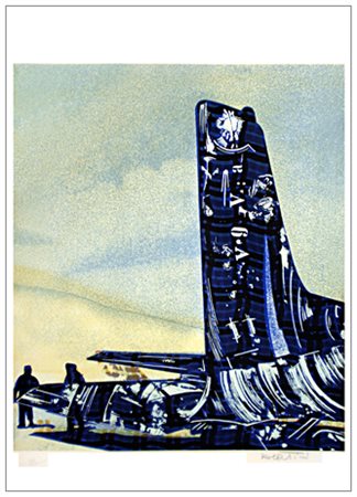 GIANNI BERTINI Pisa 1922 – Caen (Francia) 2010 Senza titolo Serigrafia a...