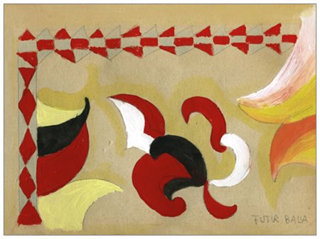 GIACOMO BALLA Torino 1871 – Roma 1958 Futur Balla (Studio per mattonella)...