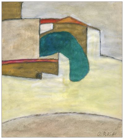 OTTONE ROSAI Firenze 1895 – Ivrea 1957 Senza titolo Acquerelli su carta 17,2...