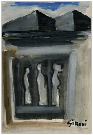 MARIO SIRONI Sassari 1885 – Milano 1961 Senza titolo (Composizione)...