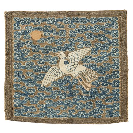 Pettorale per funzionario del terzo grado. Tessuto Kesa in seta e filo...