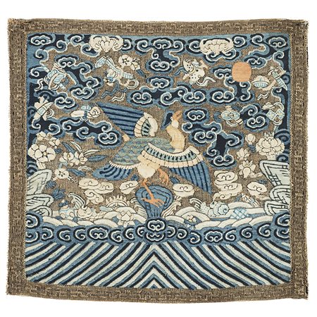 Pettorale per funzionario del sesto grado civile . Tessuto Kesa in seta e...