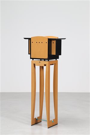 MILLET STÉPHANE Mobiletto in legno metallo laccato, per Quart de Poil,...